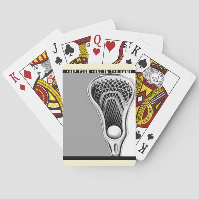 Lacrosse Sports Spielkarten (Rückseite)