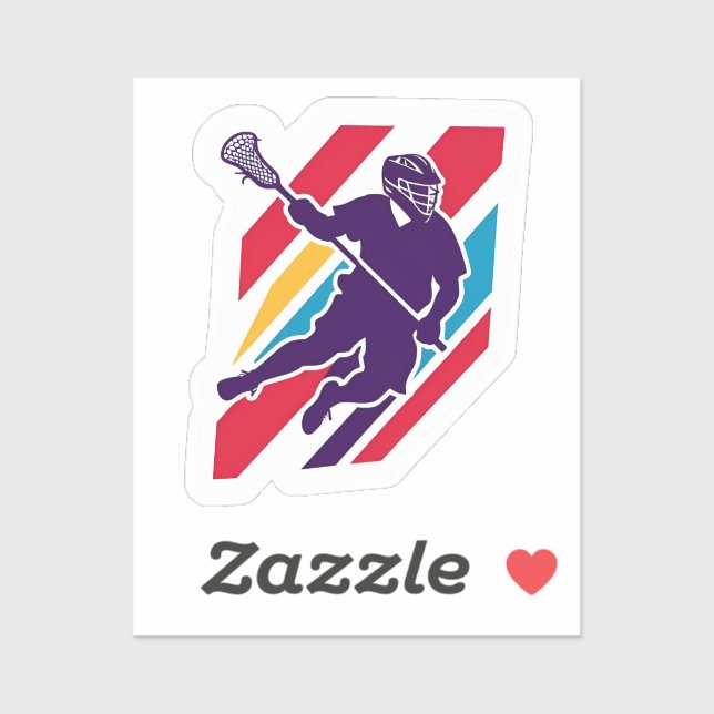Lacrosse Sticker (Blatt)