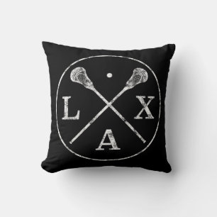 Lacrosse Sticks Emblem I T-Shirt für LAX Spieler u Kissen