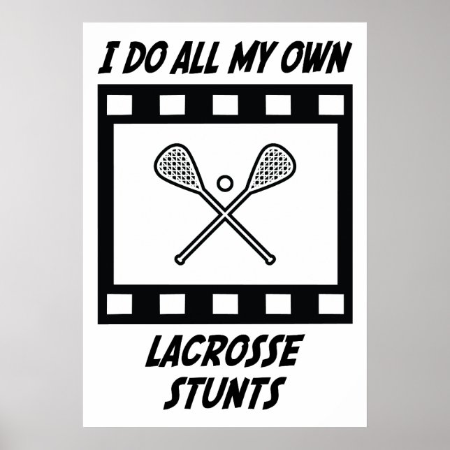 Lacrosse Stunts Poster (Vorne)
