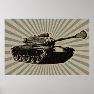 Lacrosse Tank Poster