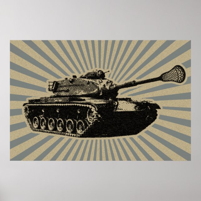 Lacrosse Tank Poster (Vorne)