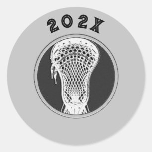 Lacrosse Team 2024 Runder Aufkleber