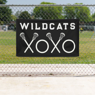 Lacrosse Team Black Banner