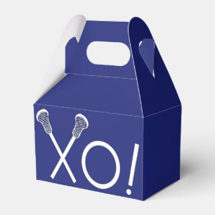Lacrosse Team Blue Geschenkschachtel
