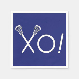 Lacrosse Team Blue Serviette
