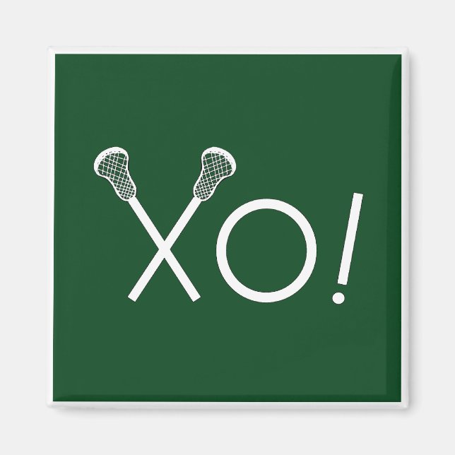 Lacrosse Team Geschenke Magnet (Vorne)