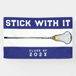 Lacrosse Team-Glückwunsch Banner