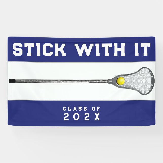 Lacrosse Team-Glückwunsch Banner (Horizontal)