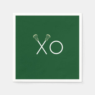Lacrosse Team Green Serviette