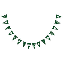 Lacrosse Team Green Wimpelkette
