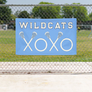 Lacrosse Team Light Blue Banner