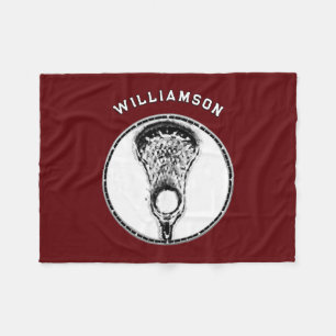 Lacrosse Team Maroon Fleecedecke