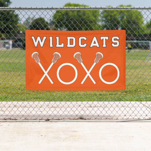 Lacrosse Team Orange Banner (Insitu)