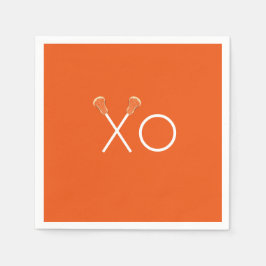 Lacrosse Team Orange Serviette