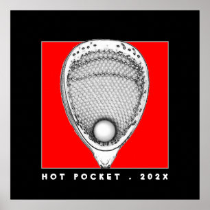 Lacrosse-Torwart Poster