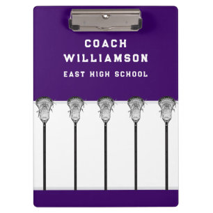 Lacrosse-Trainer-Clipboard Klemmbrett