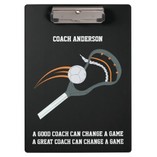 Lacrosse-Trainer Klemmbrett