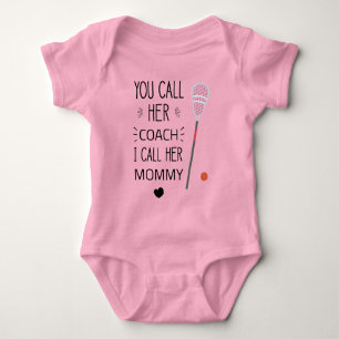 Lacrosse-Trainerin Mom - Zukünftiger Lacrosse-Kump Baby Strampler
