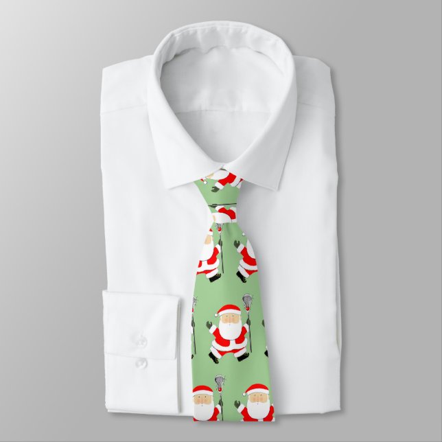 Lacrosse Typ Weihnachten Krawatte (Gebunden)