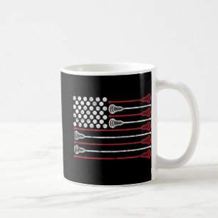 Lacrosse USA Flag Lax Kaffeetasse