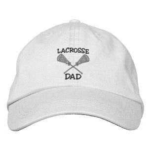 Lacrosse Vater bestickte Hülle Kappe