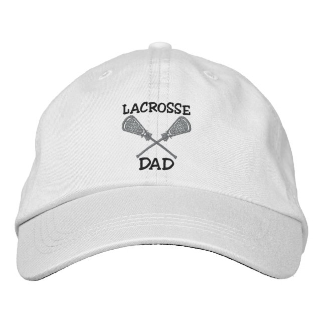 Lacrosse Vater bestickte Hülle Kappe (Vorderseite)