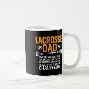 Lacrosse Vater Cheering Section Financial Investor Kaffeetasse