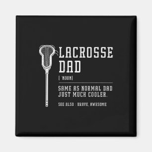 Lacrosse-Vater Daddy-Zitat Definition Männer Vinta Magnet