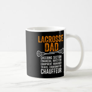 Lacrosse Vater Player Chevabteilung Funny Father' Kaffeetasse