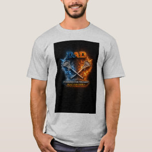 Lacrosse-Vater-Shirt – Voll aufgeladen für das Spi T-Shirt