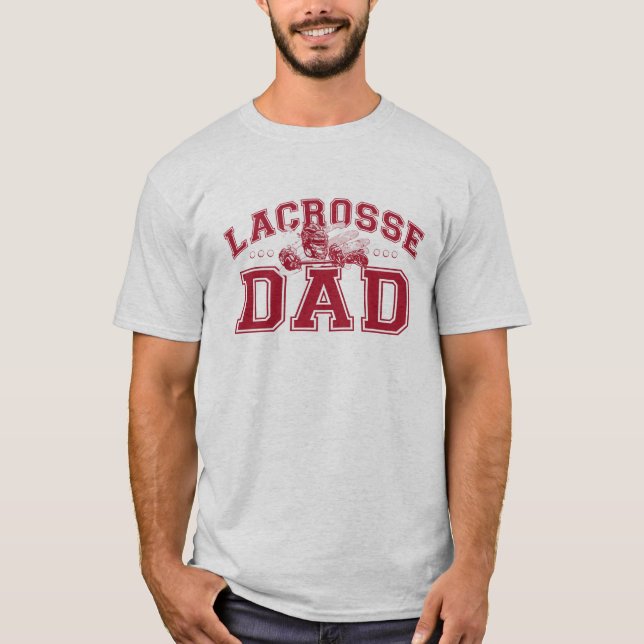 Lacrosse-Vater T-Shirt (Vorderseite)