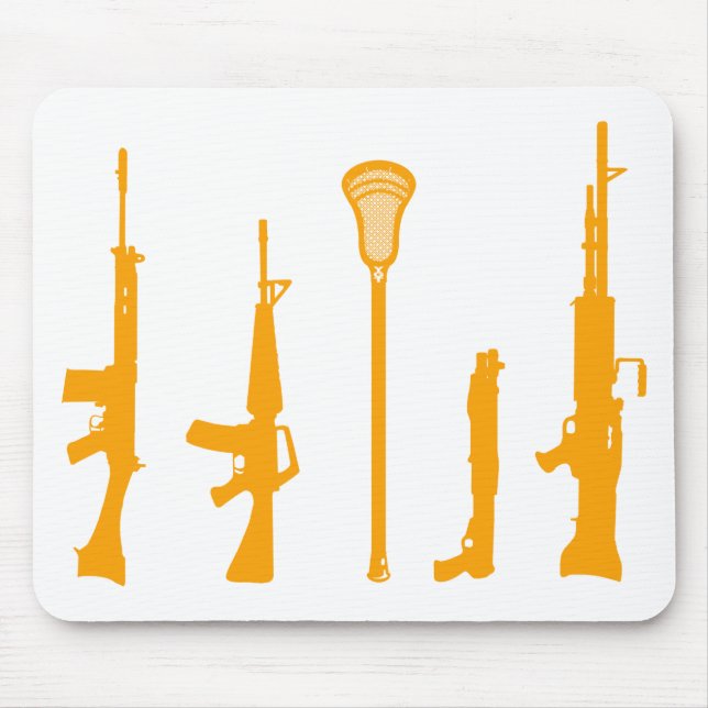 Lacrosse-Waffen Mousepad (Vorne)