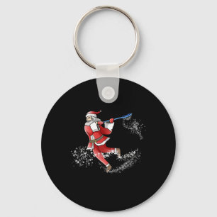 Lacrosse Weihnachten Cooler Lax Sport Ugly X-mas Schlüsselanhänger