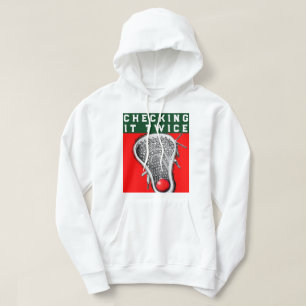 Lacrosse Weihnachten Hoodie