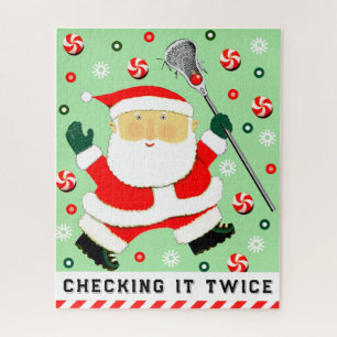 Lacrosse-Weihnachts-Puzzle