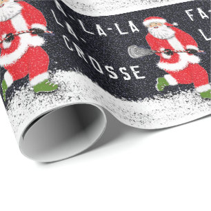Lacrosse Weihnachtsgeschenk Geschenkpapier