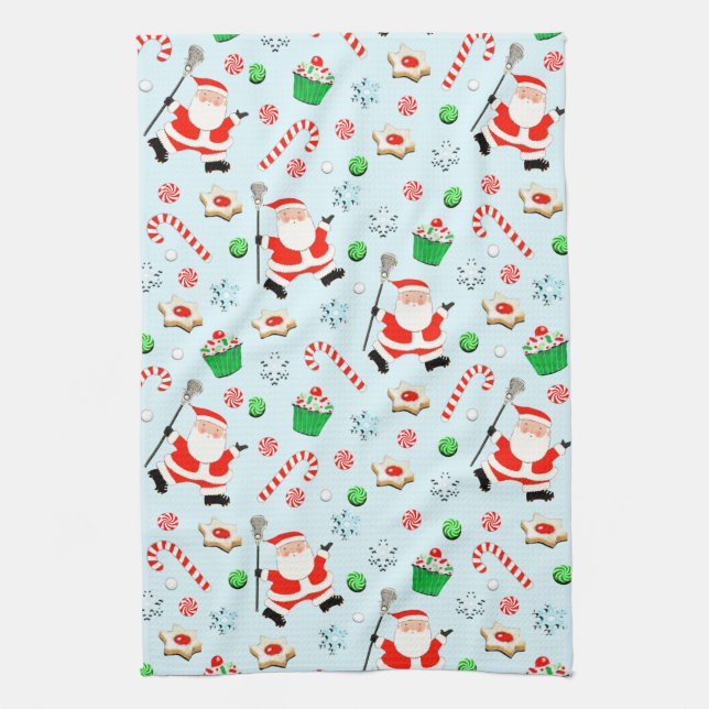 Lacrosse Weihnachtsgeschenke Geschirrtuch (Vertikal)