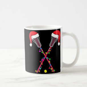 Lacrosse Weihnachtsmannmütze Weihnachtsbeleuchtung Kaffeetasse