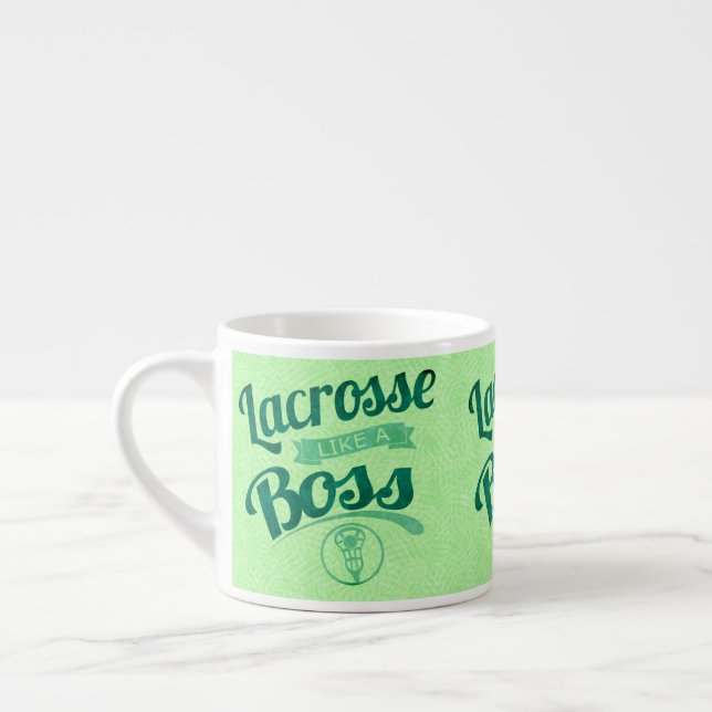 Lacrosse wie ein Boss Espressotasse (Links)