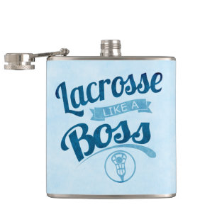 Lacrosse wie ein Boss Flachmann