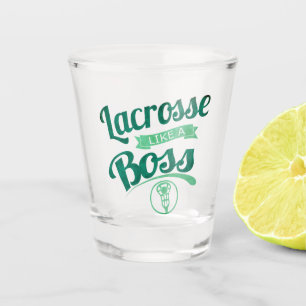 Lacrosse wie ein Boss Schnapsglas