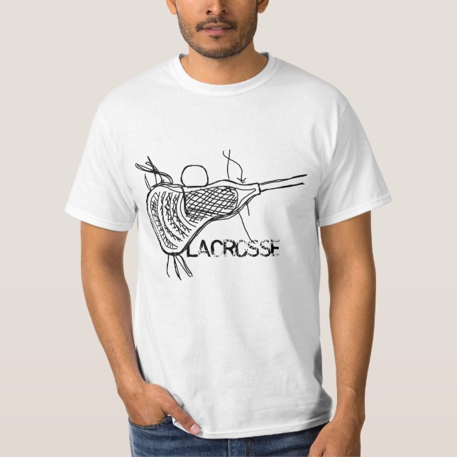 Lacrosseentwurf 1 T-Shirt (Vorderseite)