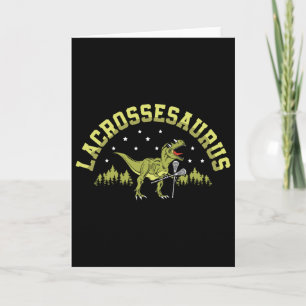 Lacrossesaurus Lacrosse Spieler Lax Liebhaber Spor Karte