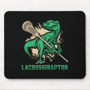 Lacrossiraptor Lacrosse-Spieler Lax Liebhaber Spor Mousepad