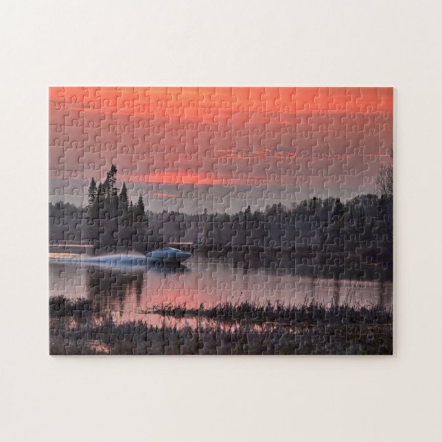 Lacs et forêts Québec. Jigsaw Puzzle (Horizontal)