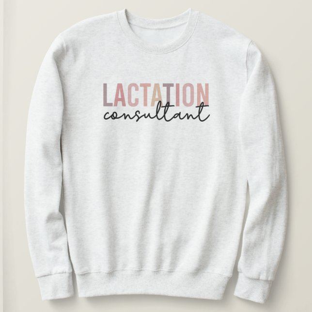 Lactationsberater IBCLC Stillen Berater Sweatshirt (Design vorne)