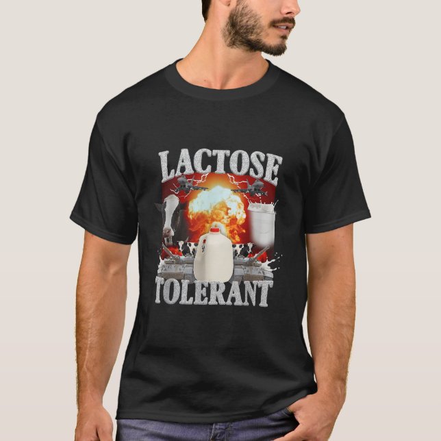 Lactose Intoleranz-Shirt T-Shirt (Vorderseite)