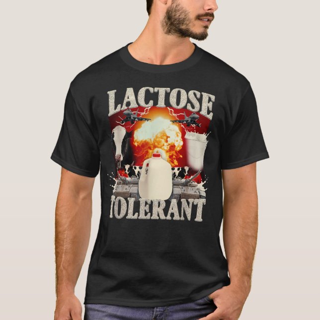 Lactose-tolerant Funny T-Shirt (Vorderseite)