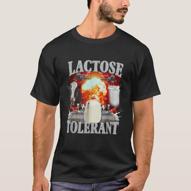 Lactoseintoleranz T-Shirt (Vorderseite)